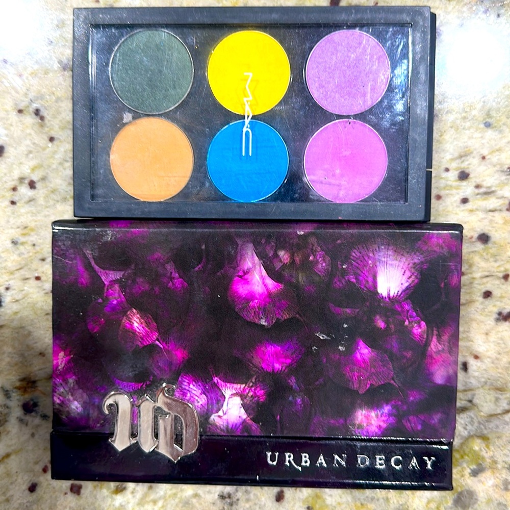 MAC and Urban Decay eyeshadows